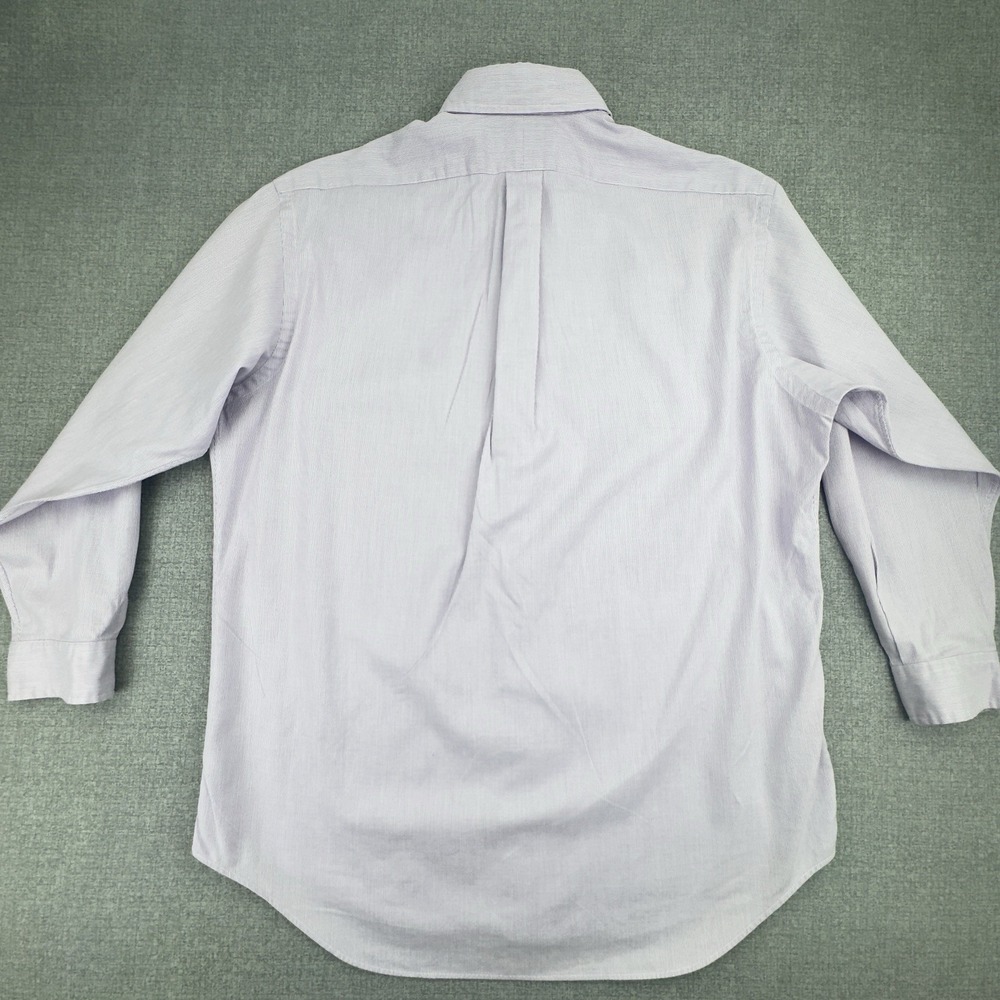Polo Ralph Lauren Button Up Long Sleeve Men's Sz 16 32/33 Yarmouth Pink Stripe - Picture 4 of 6